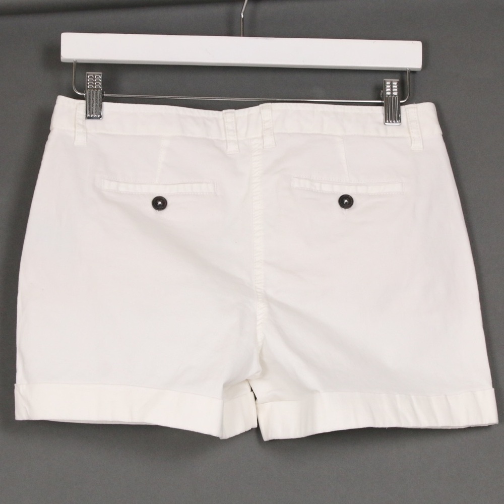 Boden White Women's Cotton Shorts - Picture 4 of 6